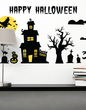 Spooky Silhouette Decals